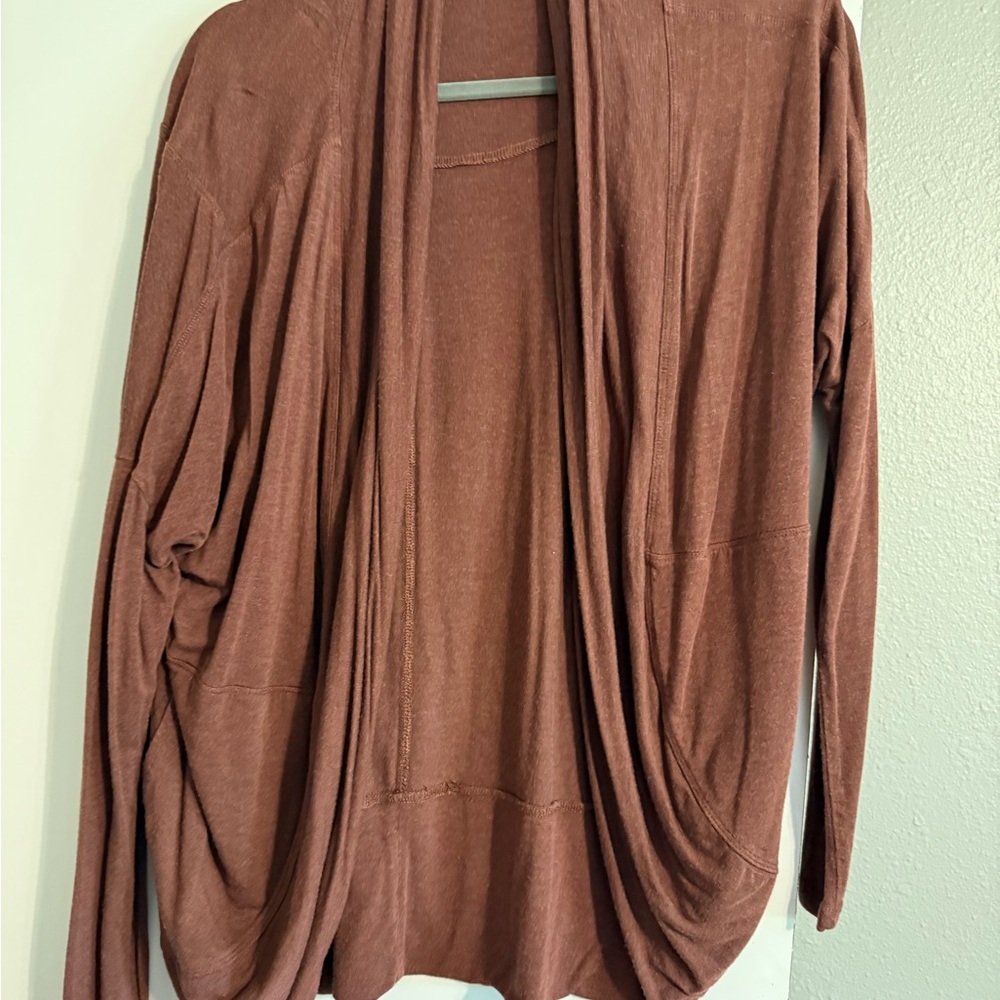 Prana Women's Rust Open Front Cardigan